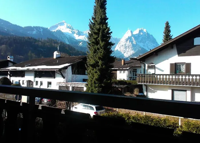 Apartmán Maisonette Dhh Zugspitzblick Mit Eigenem Garten